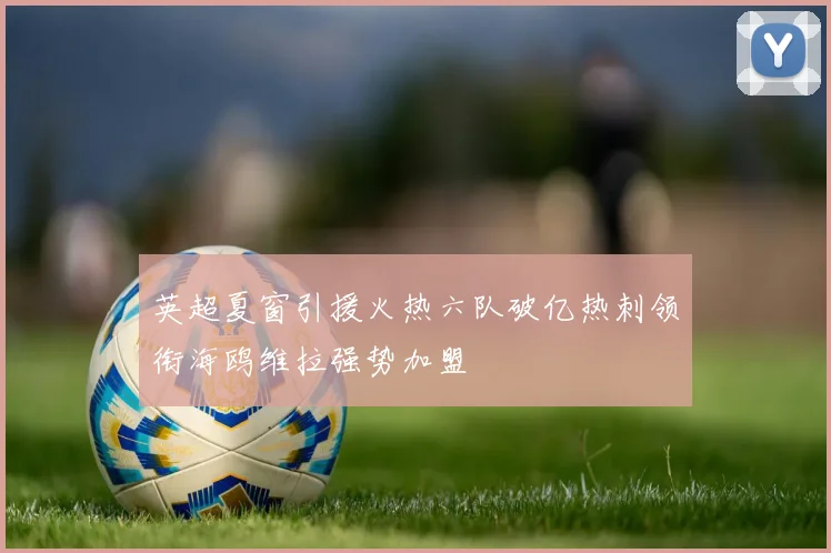 英超夏窗引援火热六队破亿热刺领衔海鸥维拉强势加盟